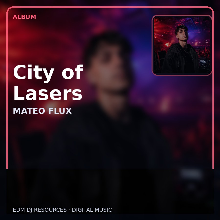 City of Lasers illustrated album artwork