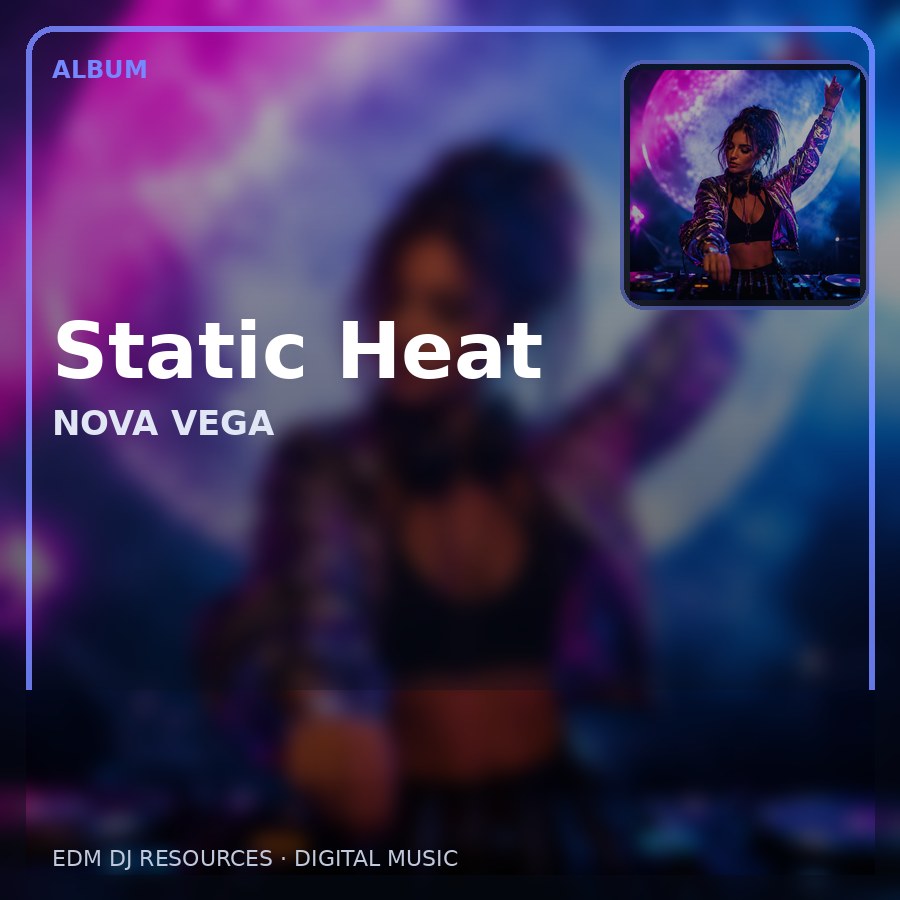 Static Heat illustrated album artwork