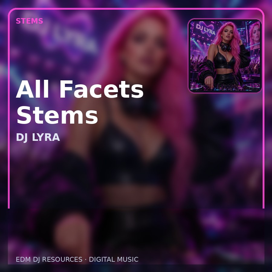 All Facets Stems illustrated album artwork