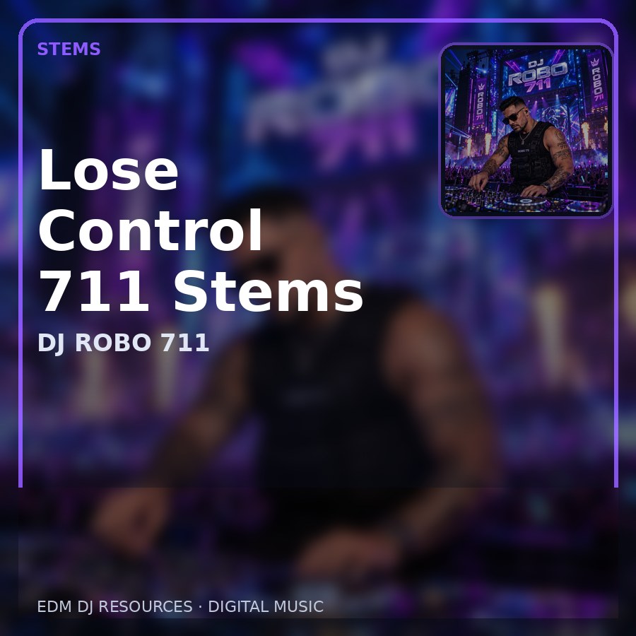Lose Control 711 Stems illustrated album artwork