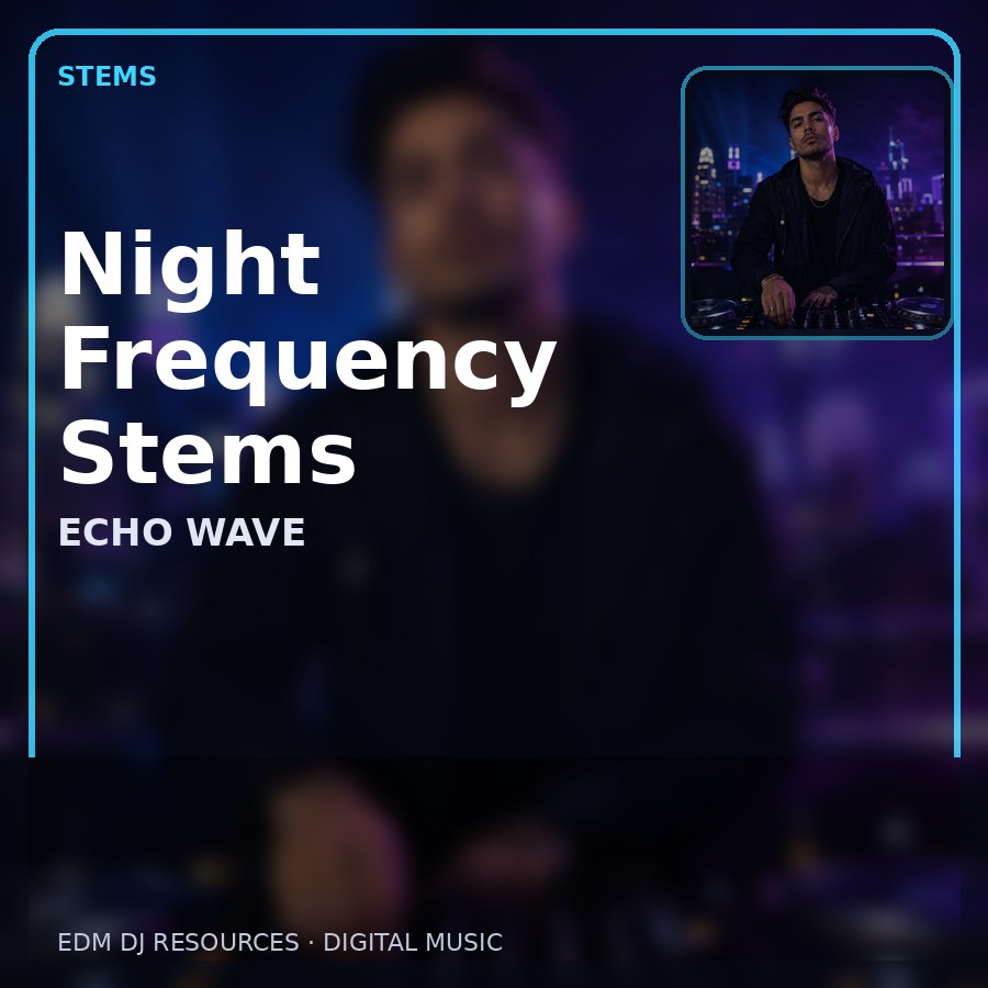 Night Frequency Stems illustrated album artwork